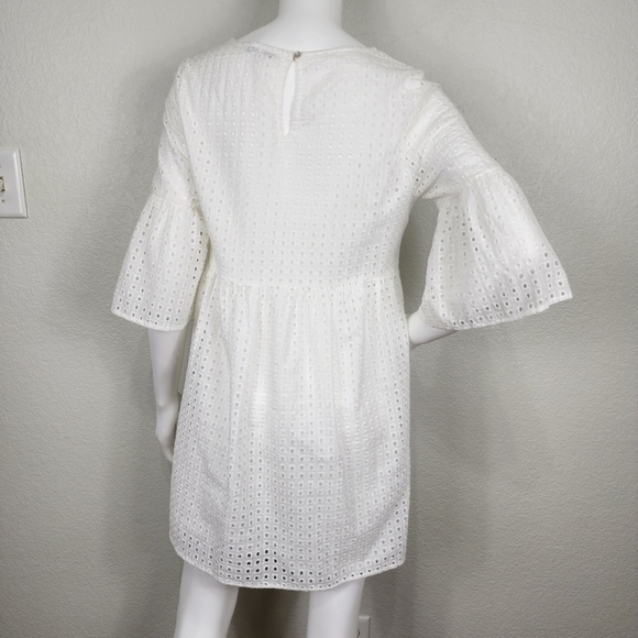 NWOT Jodifl White Eyelet Dress Size Small - Picture 6 of 11